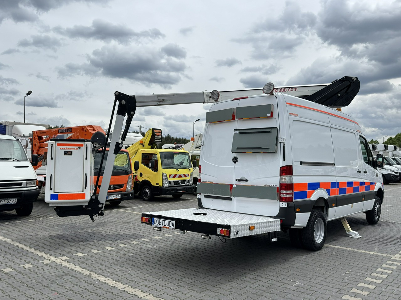 Piattaforma autocarrata Mercedes Sprinter Zwyżka Podnośnik Koszowy KLUBB K42P UDT WUMAG GSR: foto 25