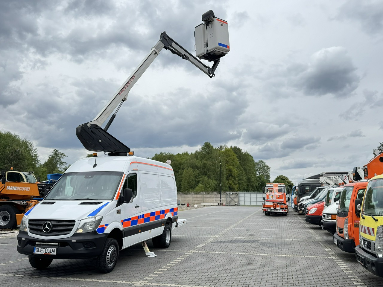 Mercedes Sprinter Zwyżka Podnośnik Koszowy KLUBB K42P UDT WUMAG GSR - Piattaforma autocarrata: foto 2 Mercedes Sprinter Zwyżka Podnośnik Koszowy KLUBB K42P UDT WUMAG GSR - Piattaforma autocarrata: foto 2