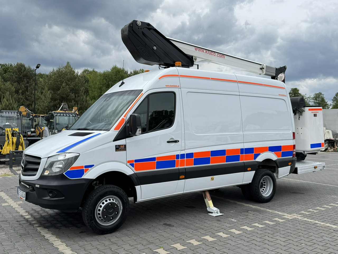 Piattaforma autocarrata Mercedes Sprinter Zwyżka Podnośnik Koszowy KLUBB K42P UDT WUMAG GSR: foto 6