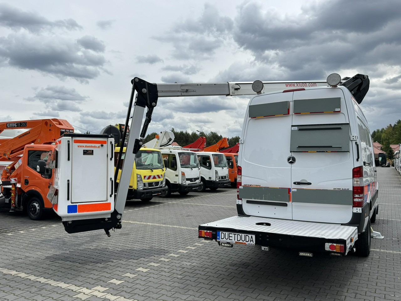 Piattaforma autocarrata Mercedes Sprinter Zwyżka Podnośnik Koszowy KLUBB K42P UDT WUMAG GSR: foto 19