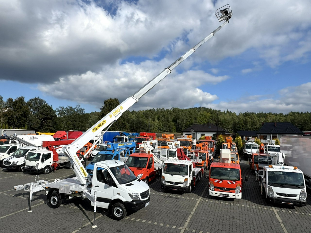 Mercedes Sprinter Zwyżka Podnośnik Koszowy PALFINGER P280 B UDT - Piattaforma autocarrata: foto 1 Mercedes Sprinter Zwyżka Podnośnik Koszowy PALFINGER P280 B UDT - Piattaforma autocarrata: foto 1