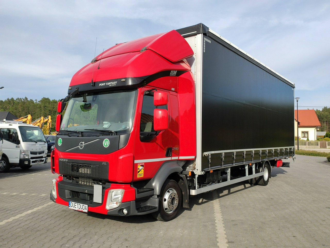 Volvo FL12.240 E6 Firana Tył Drzwi Dach Zsuwany Bogato Wyposażony !!! - Camion centinato: foto 2 Volvo FL12.240 E6 Firana Tył Drzwi Dach Zsuwany Bogato Wyposażony !!! - Camion centinato: foto 2