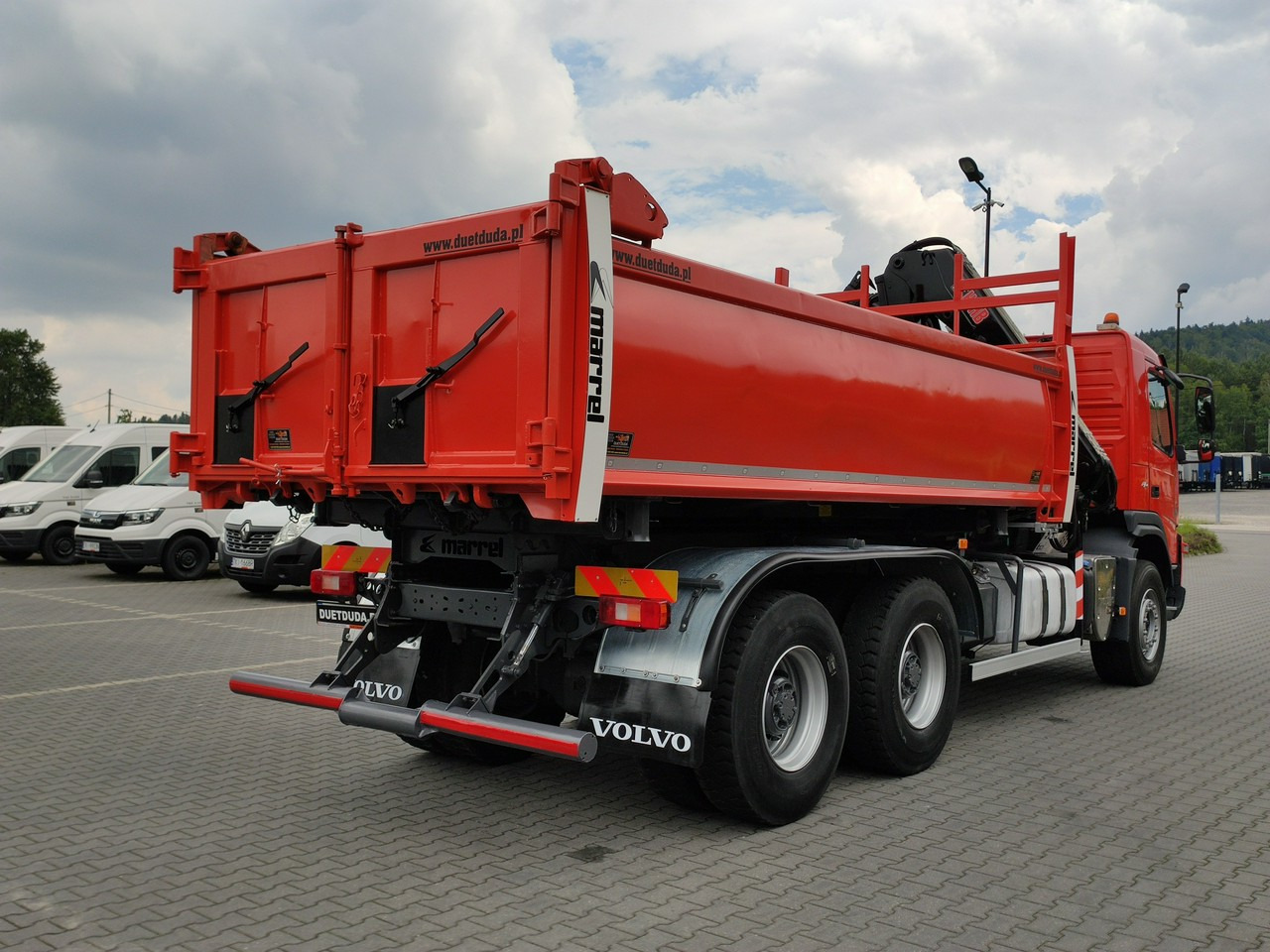 Autocarro ribaltabile, Camion con gru Volvo FMX 410 6x4 13L HDS Radiowy Hydroburta: foto 21