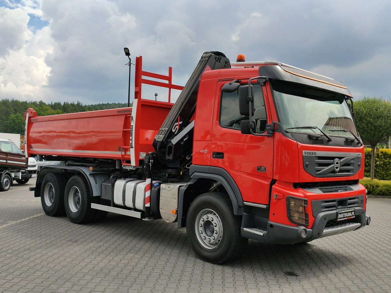 Autocarro ribaltabile, Camion con gru Volvo FMX 410 6x4 13L HDS Radiowy Hydroburta: foto 13