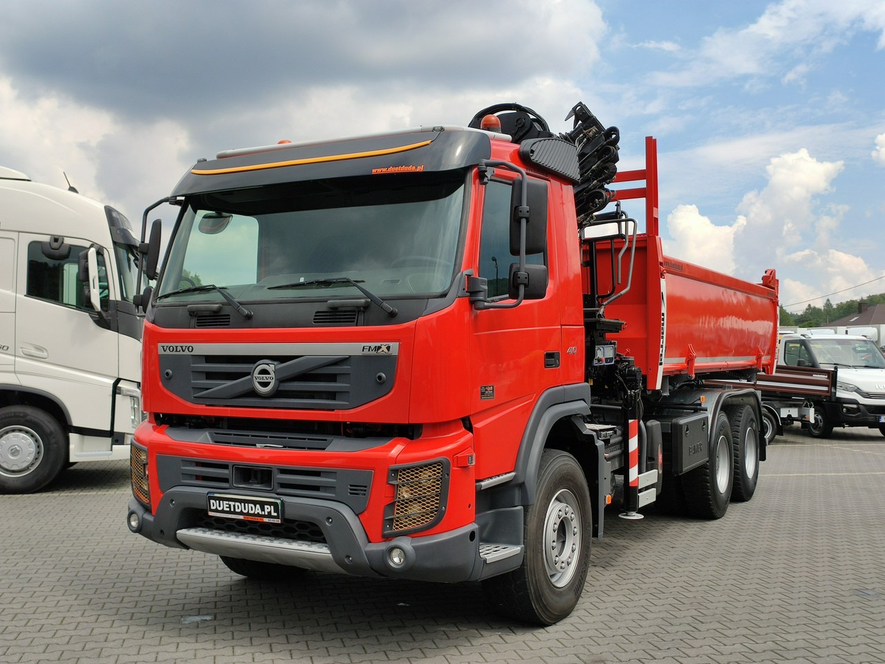 Autocarro ribaltabile, Camion con gru Volvo FMX 410 6x4 13L HDS Radiowy Hydroburta: foto 11
