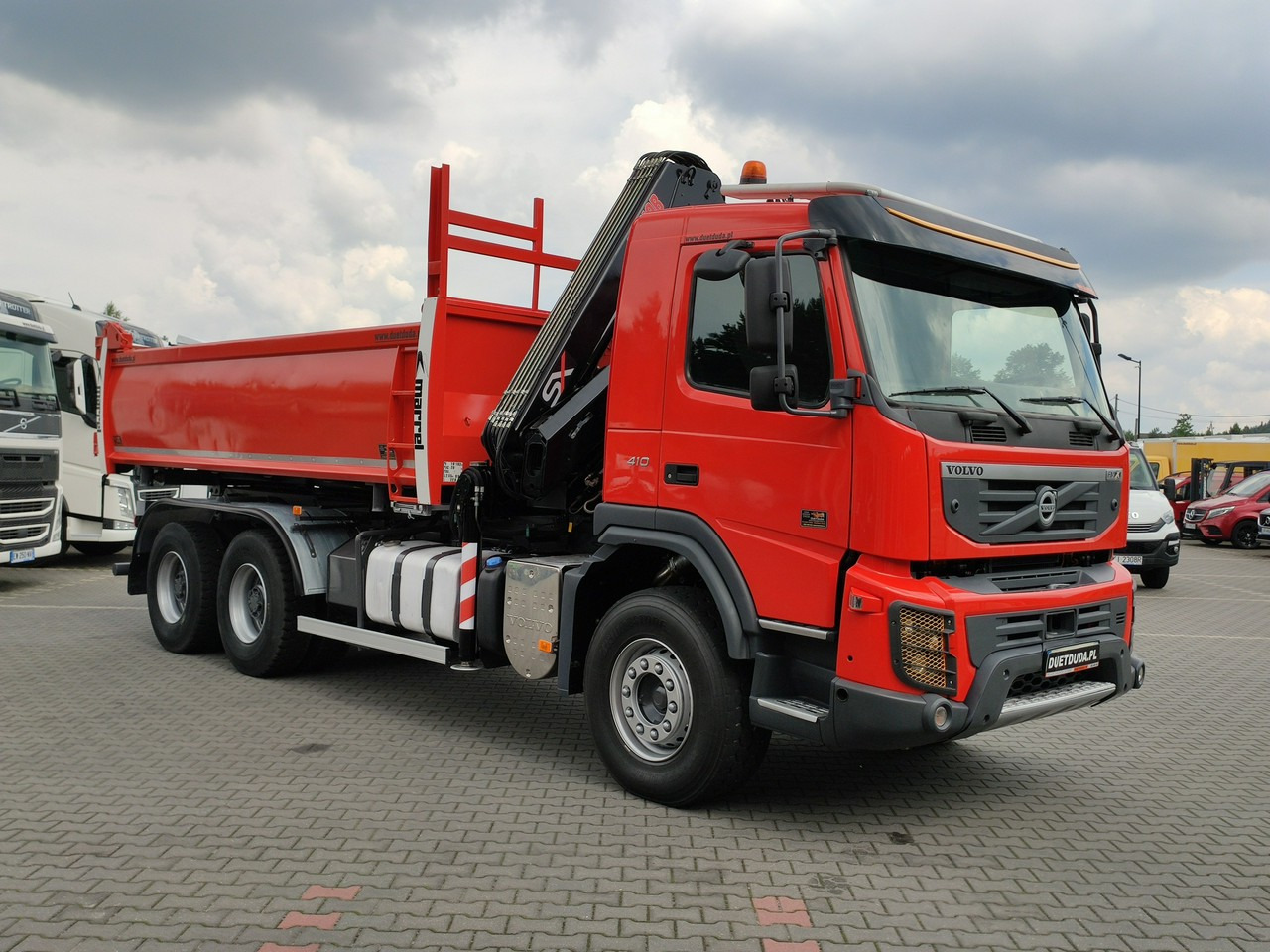 Autocarro ribaltabile, Camion con gru Volvo FMX 410 6x4 13L HDS Radiowy Hydroburta: foto 18
