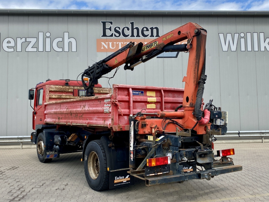 MAN 18.285 MC / Palfinger PK 9501 - Autocarro ribaltabile, Camion con gru: foto 4 MAN 18.285 MC / Palfinger PK 9501 - Autocarro ribaltabile, Camion con gru: foto 4