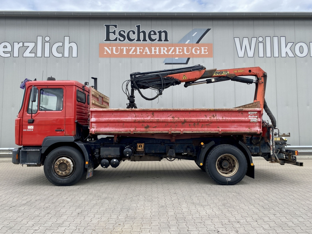 MAN 18.285 MC / Palfinger PK 9501 - Autocarro ribaltabile, Camion con gru: foto 3 MAN 18.285 MC / Palfinger PK 9501 - Autocarro ribaltabile, Camion con gru: foto 3