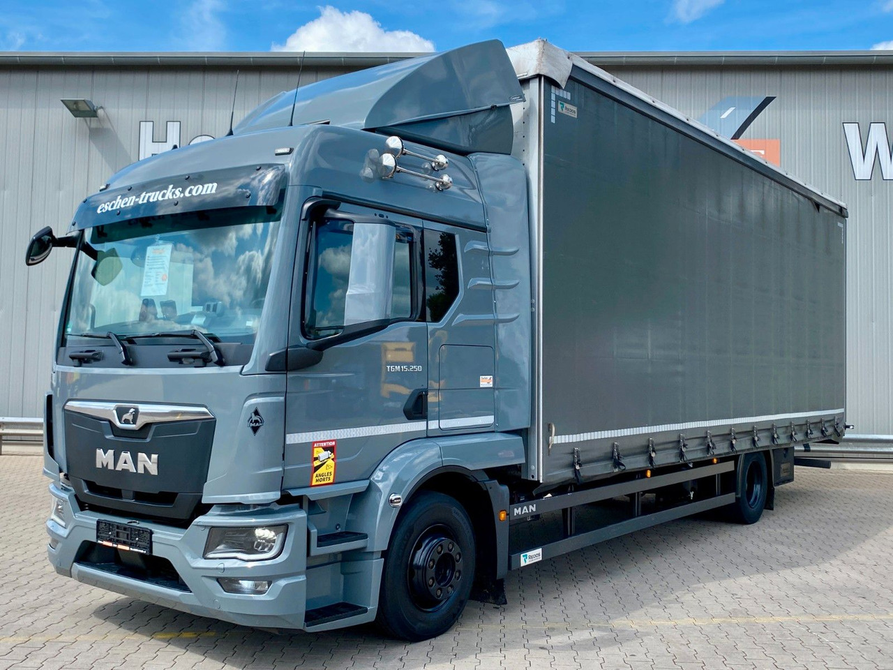 MAN TGM 15.250 + Redos Anhänger GESAMTZUG|Durchlader - Camion centinato: foto 2 MAN TGM 15.250 + Redos Anhänger GESAMTZUG|Durchlader - Camion centinato: foto 2