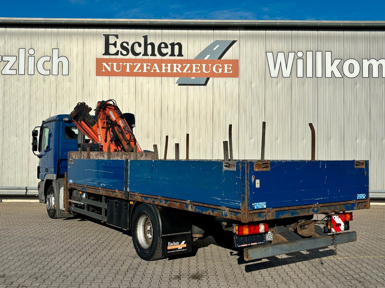 Mercedes-Benz Actros 1832 I Terex 85.2A3*9,10m*Telligent*Klima - Autocarro con pianale/ Cassone fisso, Camion con gru: foto 4 Mercedes-Benz Actros 1832 I Terex 85.2A3*9,10m*Telligent*Klima - Autocarro con pianale/ Cassone fisso, Camion con gru: foto 4