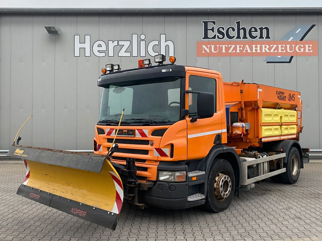 Scania P 230 | Winterdienst*Salzstreuer/Küpper-Weisser - Mezzo spazzaneve: foto 1 Scania P 230 | Winterdienst*Salzstreuer/Küpper-Weisser - Mezzo spazzaneve: foto 1