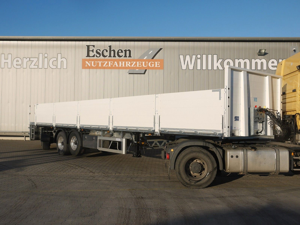 Schröder 12,85m|Rollkran-Kran*Pritsche*Lenkachse - Semirimorchio cassonato/ Pianale: foto 4 Schröder 12,85m|Rollkran-Kran*Pritsche*Lenkachse - Semirimorchio cassonato/ Pianale: foto 4
