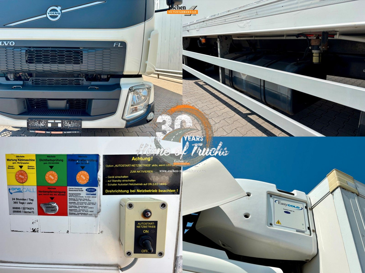 Autocarro frigorifero Volvo FL 250|CarrierSupra1250MT*Diesel/Netz*LBW 2.0to.: foto 9