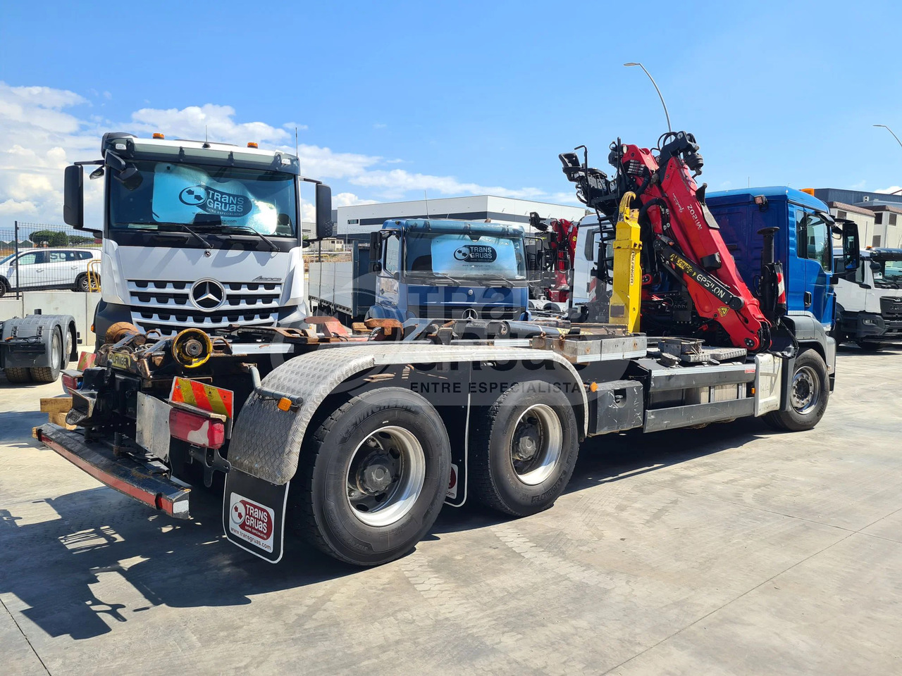 Camión MAN + Epsilon M120Z3 + Gancho Palfinger 20T - Autocarro scarrabile, Camion con gru: foto 2 Camión MAN + Epsilon M120Z3 + Gancho Palfinger 20T - Autocarro scarrabile, Camion con gru: foto 2