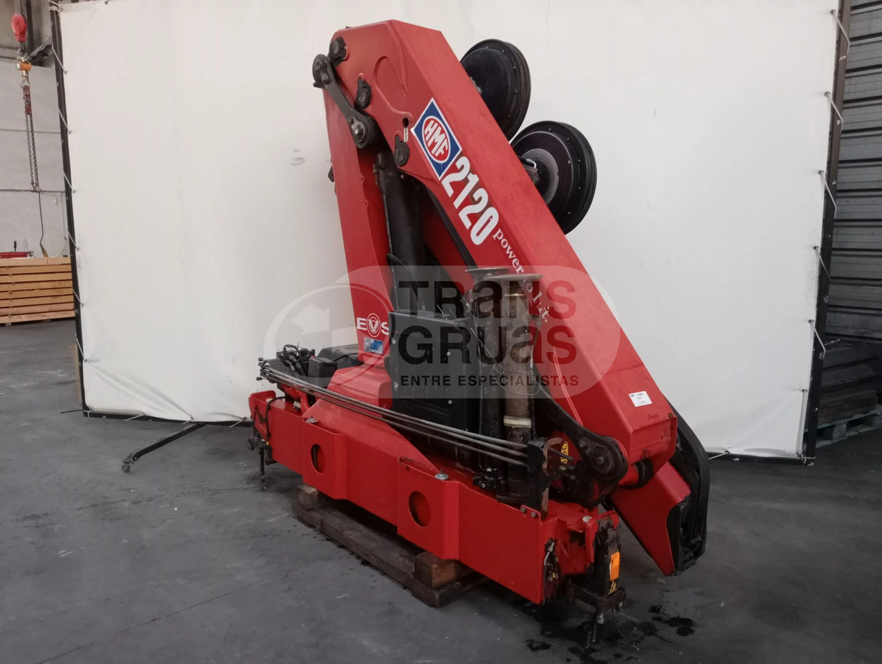 Grúa hidráulica HMF 2120 K4 - Gru per autocarro: foto 3 Grúa hidráulica HMF 2120 K4 - Gru per autocarro: foto 3