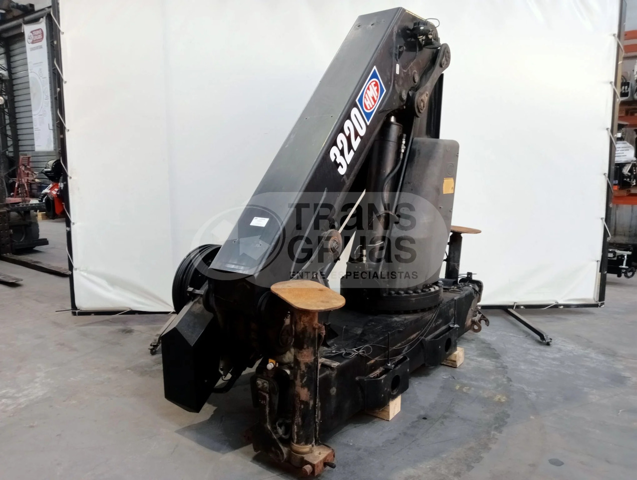 Grúa hidráulica HMF 3220 K5 - Gru per autocarro: foto 4 Grúa hidráulica HMF 3220 K5 - Gru per autocarro: foto 4