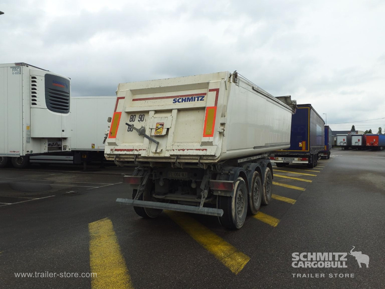 Leasing di SCHMITZ Tipper Alu-square sided body 27m³ SCHMITZ Tipper Alu-square sided body 27m³: foto 7