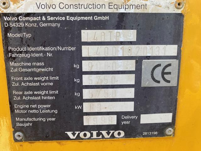 Volvo L 40 TP - Pala gommata: foto 5 Volvo L 40 TP - Pala gommata: foto 5