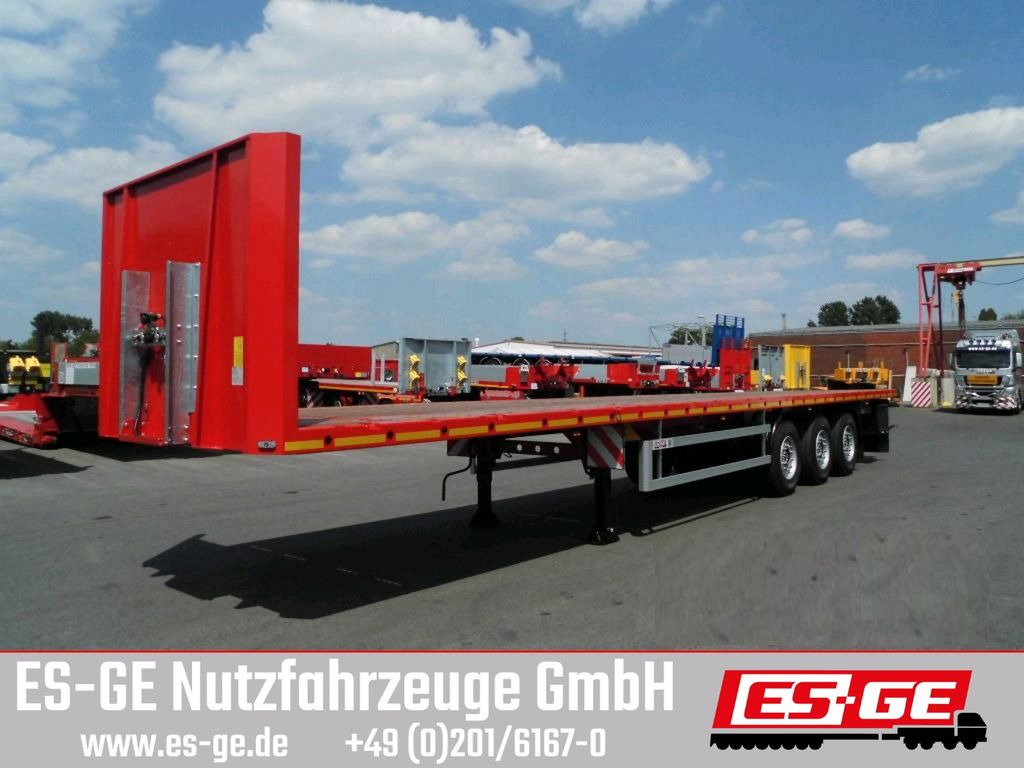 ES-GE 3-Achs Sattelanhänger - Rungen + CV - Semirimorchio cassonato/ Pianale: foto 1 ES-GE 3-Achs Sattelanhänger - Rungen + CV - Semirimorchio cassonato/ Pianale: foto 1