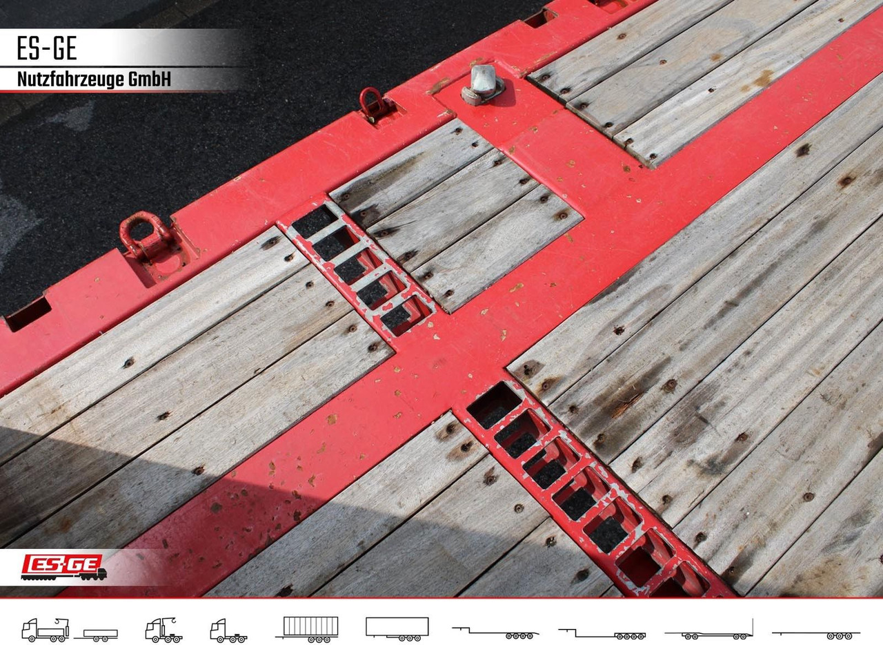 ES-GE 3-Achs Sattelanhänger - Rungen + CV - Semirimorchio cassonato/ Pianale: foto 4 ES-GE 3-Achs Sattelanhänger - Rungen + CV - Semirimorchio cassonato/ Pianale: foto 4