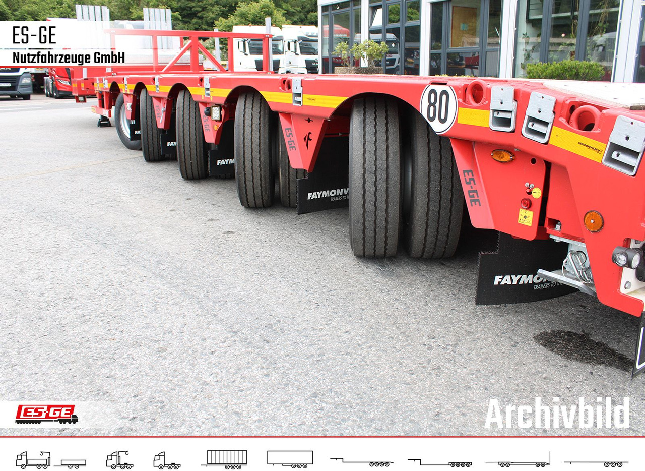 Semirimorchio pianale ribassato Faymonville Multimax Satteltieflader - hydr. gelenkt: foto 6 Semirimorchio pianale ribassato Faymonville Multimax Satteltieflader - hydr. gelenkt: foto 6