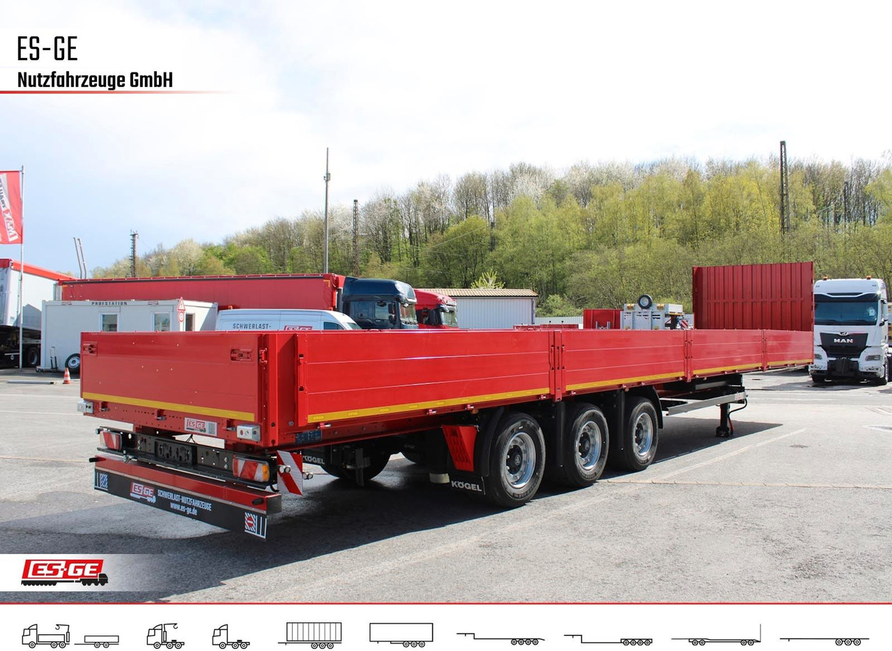 Kögel 3-Achs-Mega Chassis, Bordwände - Semirimorchio cassonato/ Pianale: foto 5 Kögel 3-Achs-Mega Chassis, Bordwände - Semirimorchio cassonato/ Pianale: foto 5