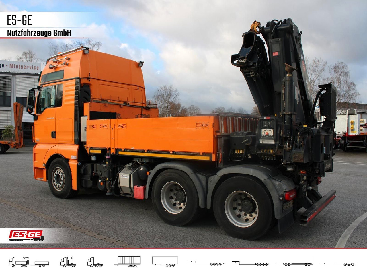 MAN TGX 26.540 + HIABV-Ladekran 477E-4 HIPRO MAN TGX 26.540 + HIABV-Ladekran 477E-4 HIPRO - Autocarro con pianale/ Cassone fisso, Camion con gru: foto 1 MAN TGX 26.540 + HIABV-Ladekran 477E-4 HIPRO MAN TGX 26.540 + HIABV-Ladekran 477E-4 HIPRO - Autocarro con pianale/ Cassone fisso, Camion con gru: foto 1