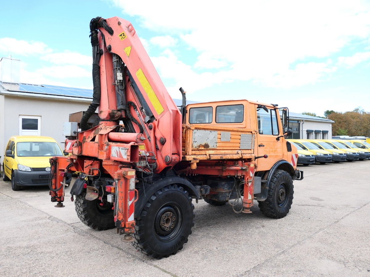 UNIMOG U1450 Palfinger PK 105B AHK STANDHEIZUNG - Autocarro con pianale/ Cassone fisso, Camion con gru: foto 5 UNIMOG U1450 Palfinger PK 105B AHK STANDHEIZUNG - Autocarro con pianale/ Cassone fisso, Camion con gru: foto 5