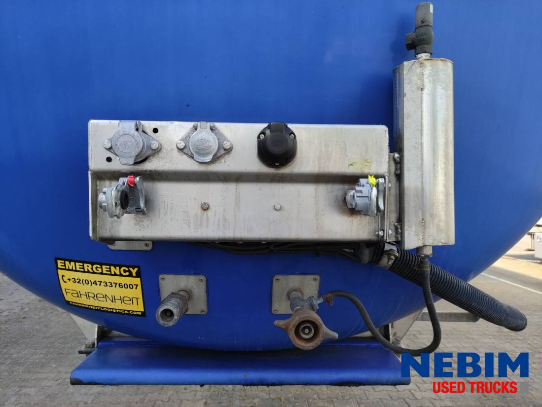 Semirimorchio cisterna Burg BPO 12-27 Z - 26.165L - Inox Pump: foto 15