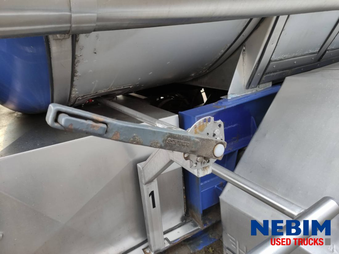 Semirimorchio cisterna Burg BPO 12-27 Z - 26.165L - Inox Pump: foto 21