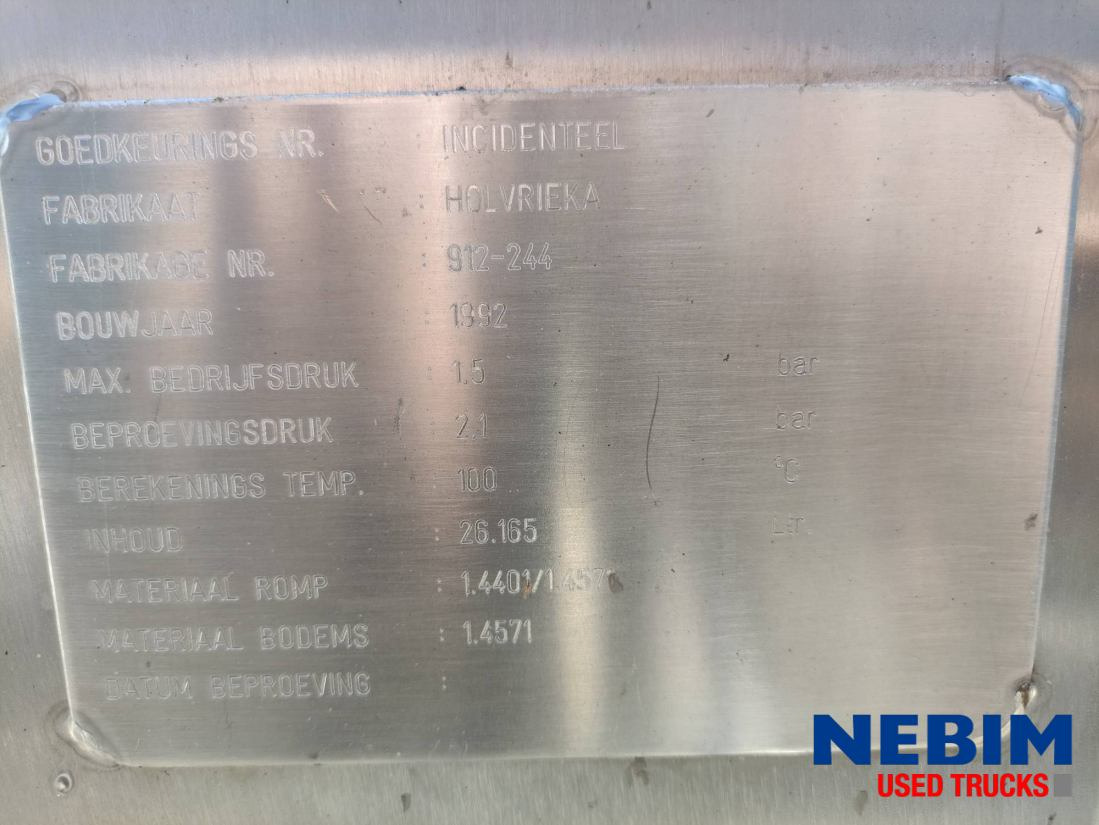 Burg BPO 12-27 Z - Tank 26.165 Ltr - Semirimorchio cisterna: foto 5 Burg BPO 12-27 Z - Tank 26.165 Ltr - Semirimorchio cisterna: foto 5