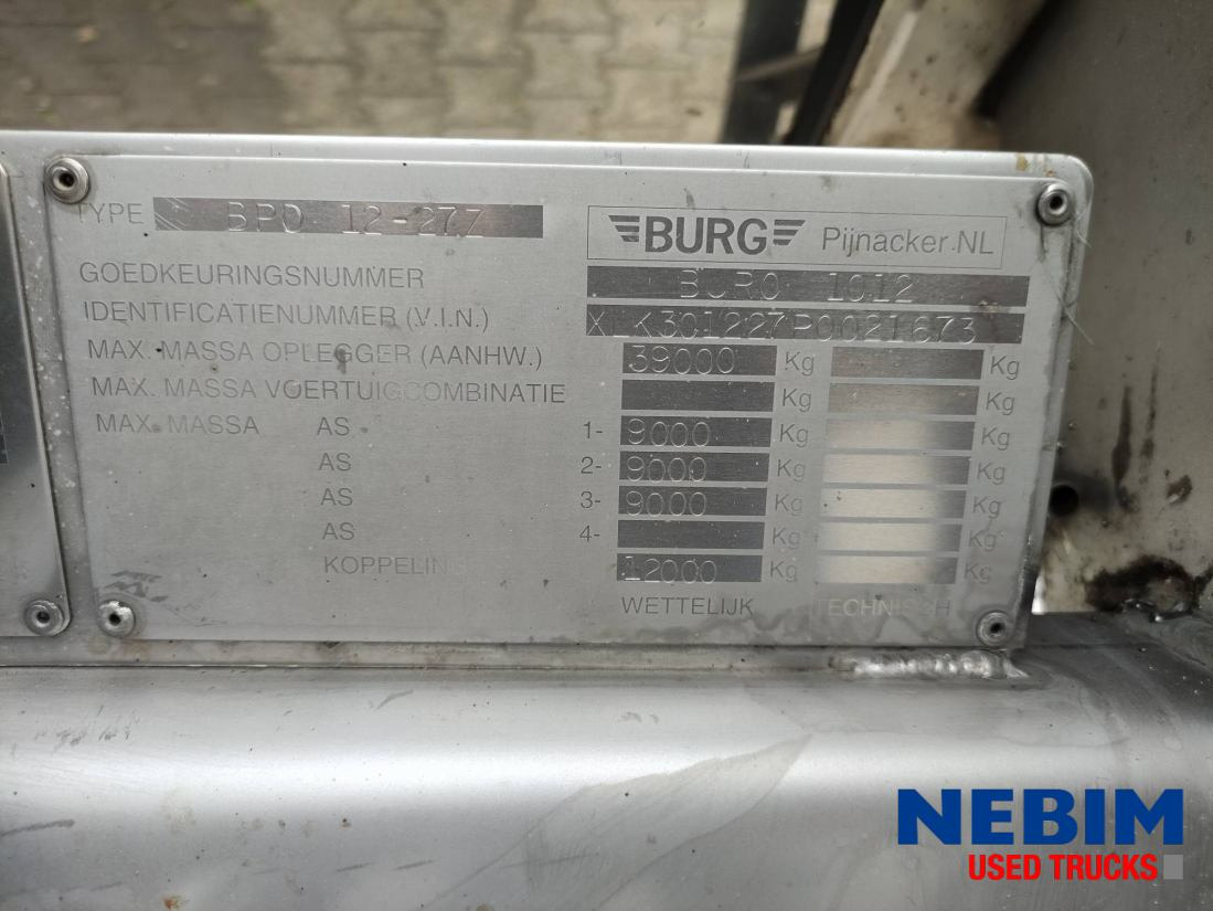 Burg Bpdo 12-27 Z - 26930Ltr - Semirimorchio cisterna: foto 4 Burg Bpdo 12-27 Z - 26930Ltr - Semirimorchio cisterna: foto 4