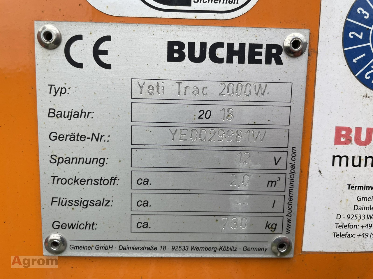 Spargisale Gmeiner YETI TRAC 2000W: foto 8