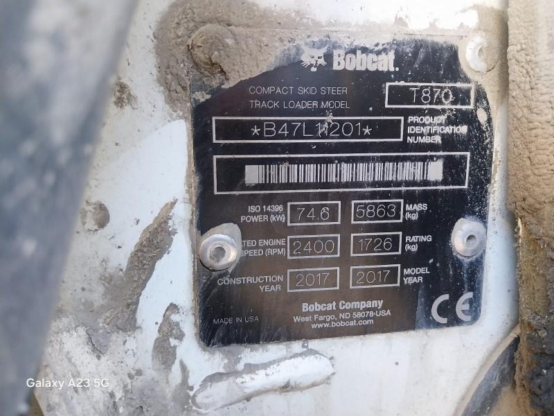 BOBCAT T870 - Minipala cingolata: foto 5 BOBCAT T870 - Minipala cingolata: foto 5