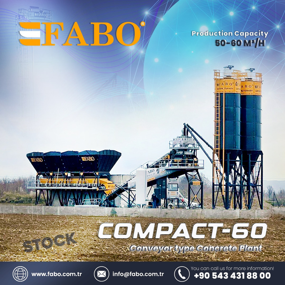 Impianto di calcestruzzo nuovo FABO compact concrete plant: foto 1
