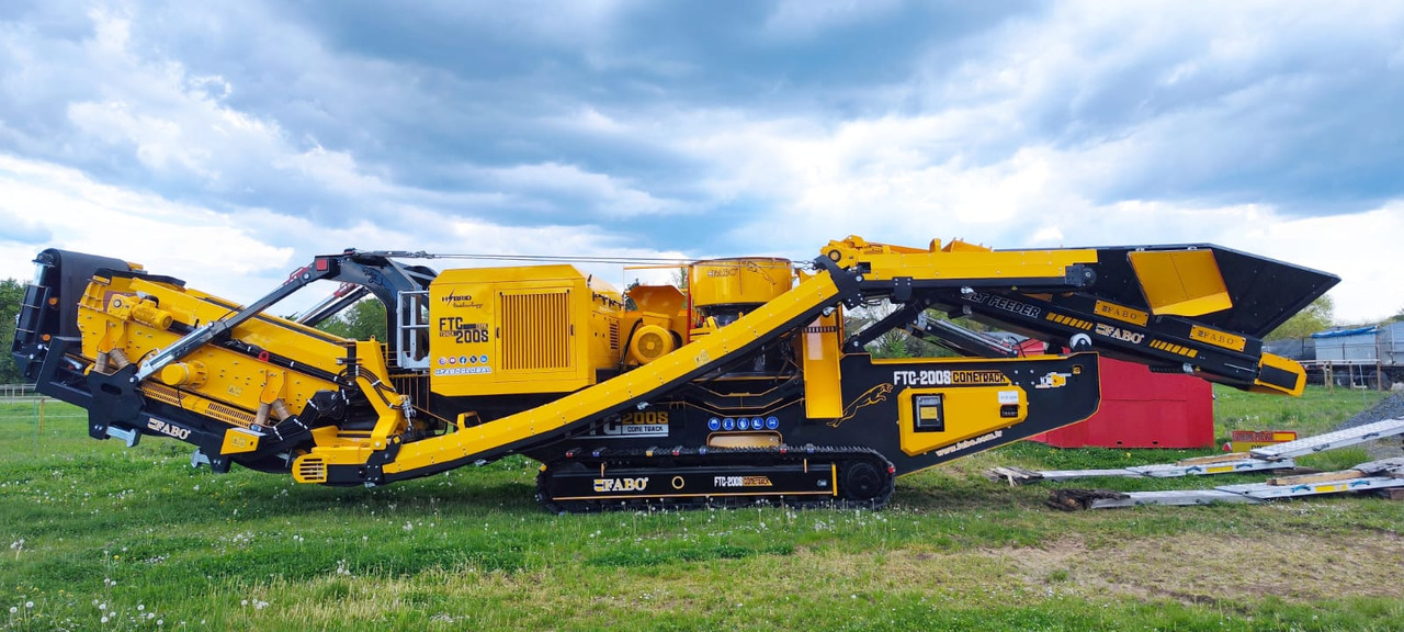 Impianto di frantumazione nuovo FABO crawler crusher: foto 14