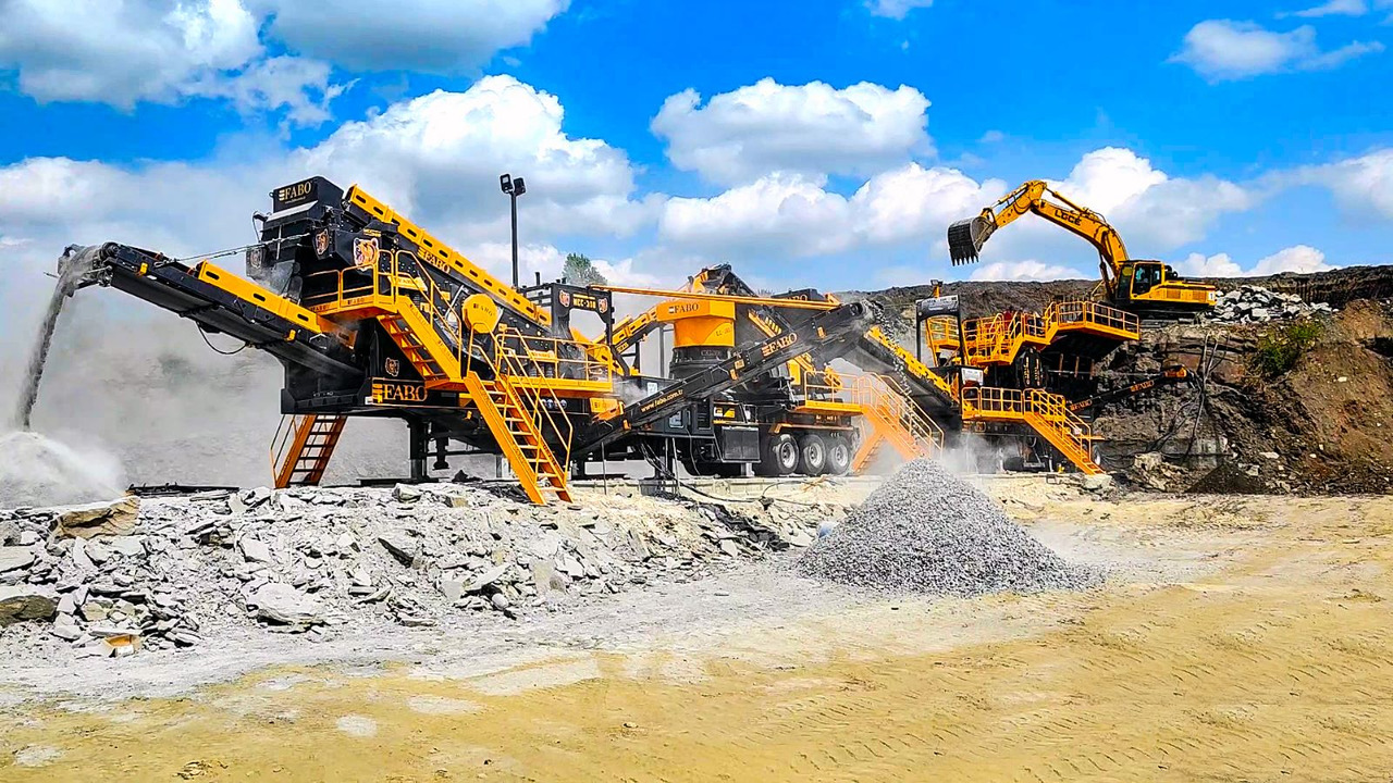 Macchina mineraria nuovo FABO mining machinery - crushing plant: foto 1