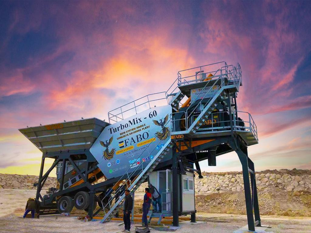 FABO mobile concrete batching plant - Impianto di calcestruzzo: foto 1 FABO mobile concrete batching plant - Impianto di calcestruzzo: foto 1