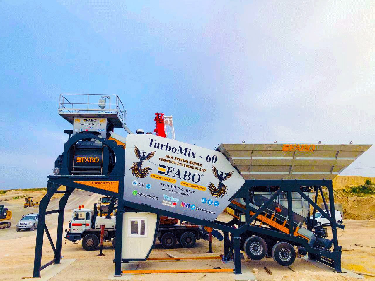 FABO mobile concrete batching plant - Impianto di calcestruzzo: foto 5 FABO mobile concrete batching plant - Impianto di calcestruzzo: foto 5