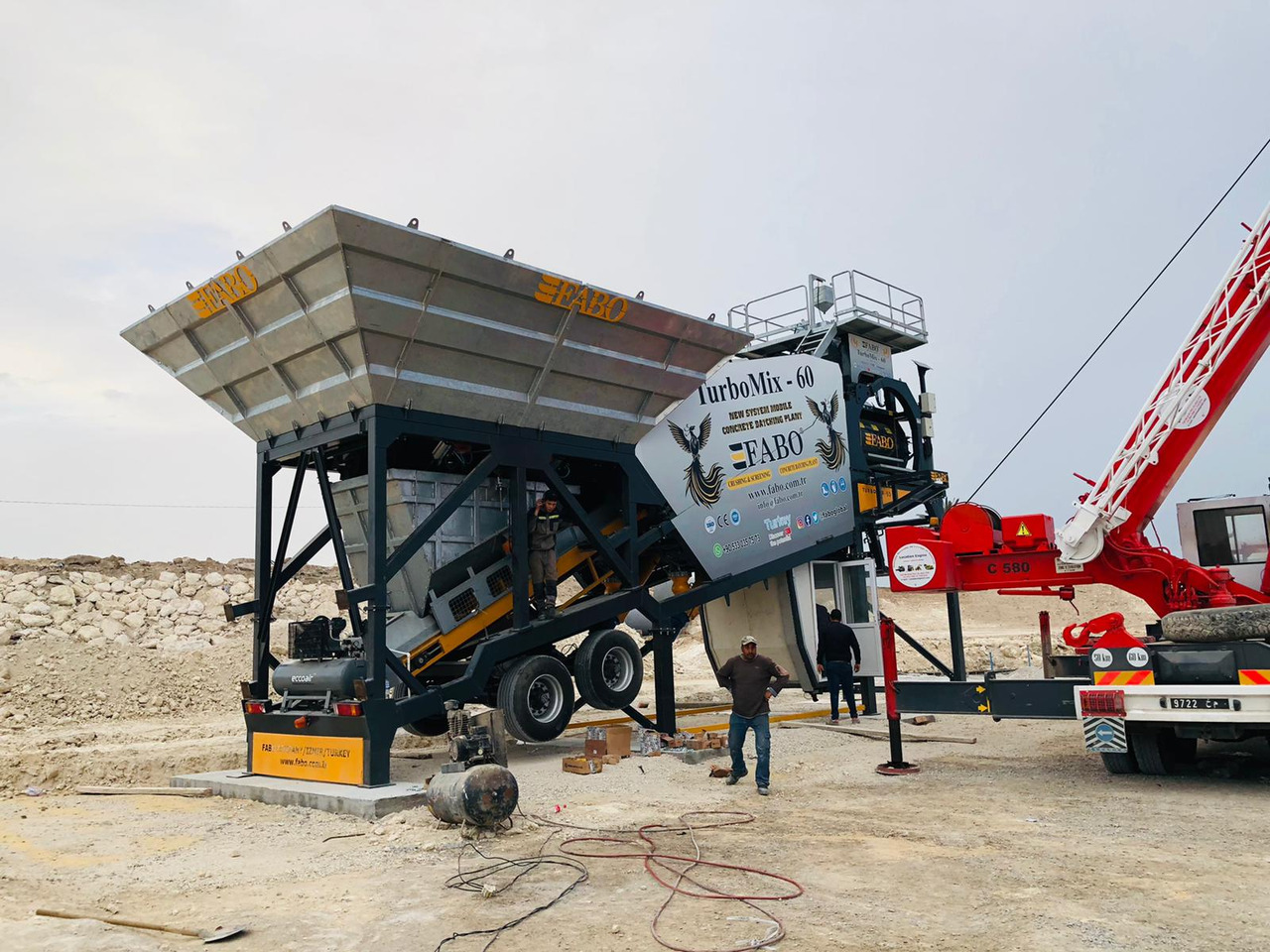 FABO mobile concrete batching plant - Impianto di calcestruzzo: foto 3 FABO mobile concrete batching plant - Impianto di calcestruzzo: foto 3