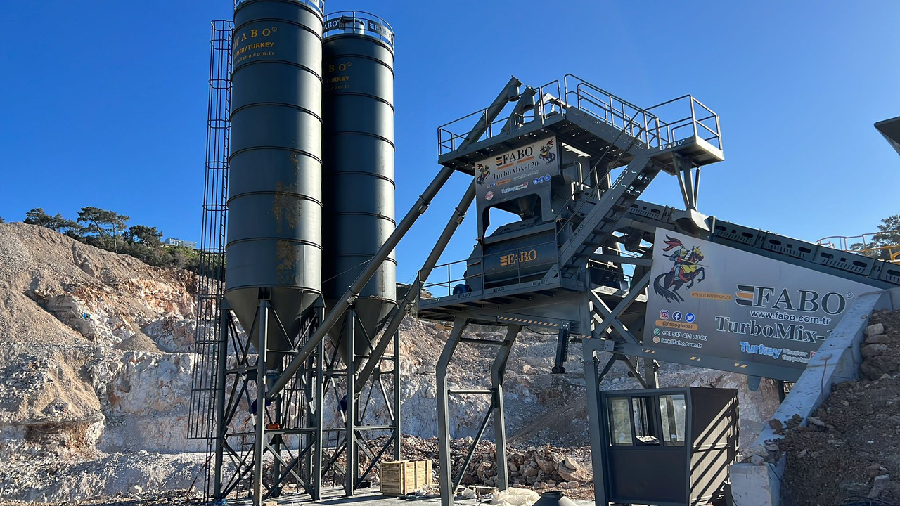 Impianto di calcestruzzo nuovo FABO mobile concrete batching plant: foto 6