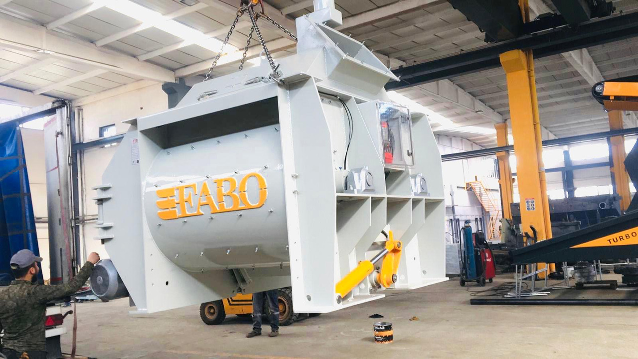 FABO twin shaft mixer - Betoniera: foto 1 FABO twin shaft mixer - Betoniera: foto 1