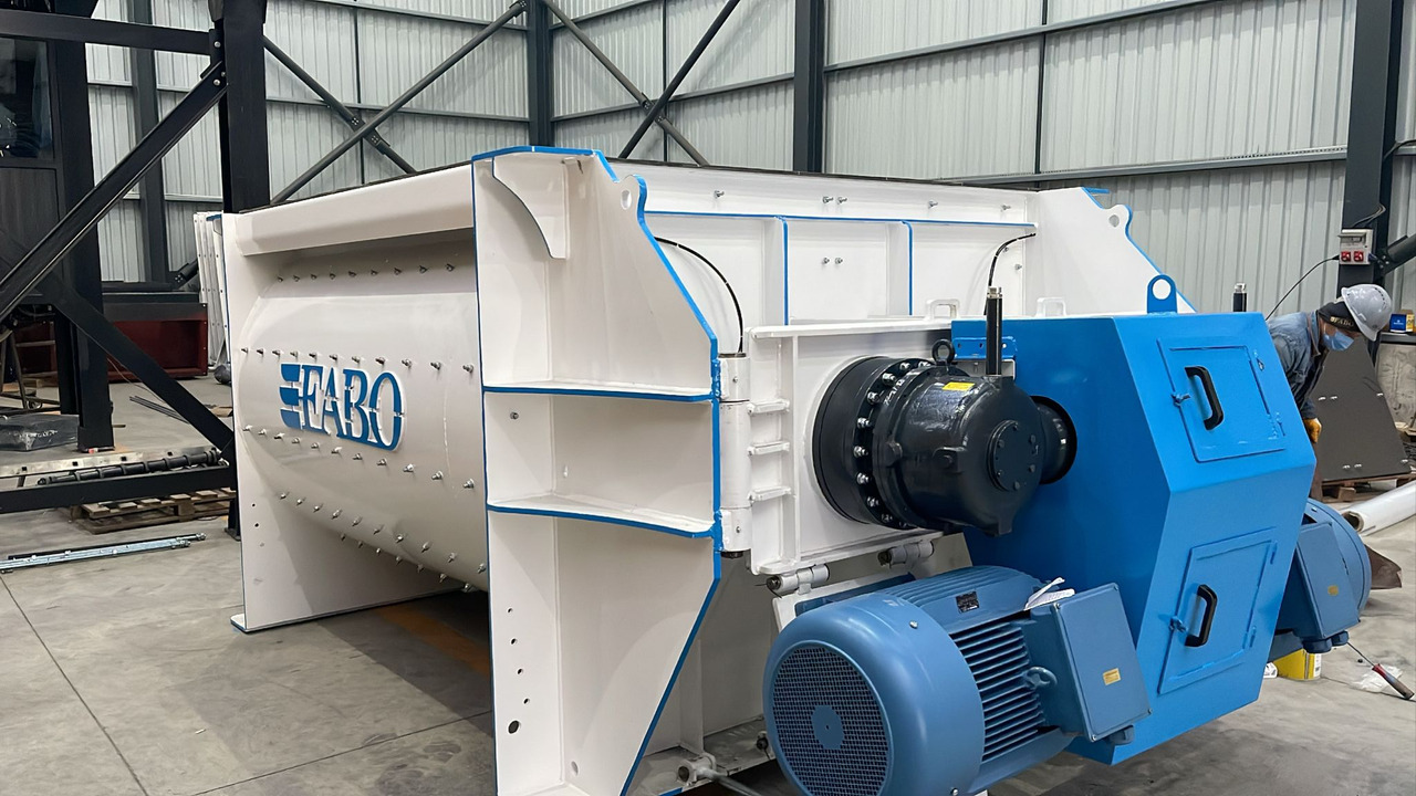 FABO twin shaft mixer - Betoniera: foto 4 FABO twin shaft mixer - Betoniera: foto 4