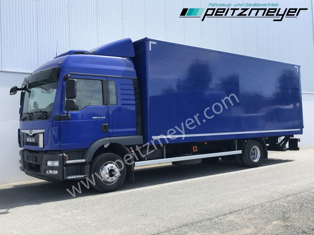 MAN TGM 15.250 BL, Klima+Standklima, LBW, AHK Schaltgetriebe, Scheckheft - Autocarro furgonato: foto 1 MAN TGM 15.250 BL, Klima+Standklima, LBW, AHK Schaltgetriebe, Scheckheft - Autocarro furgonato: foto 1