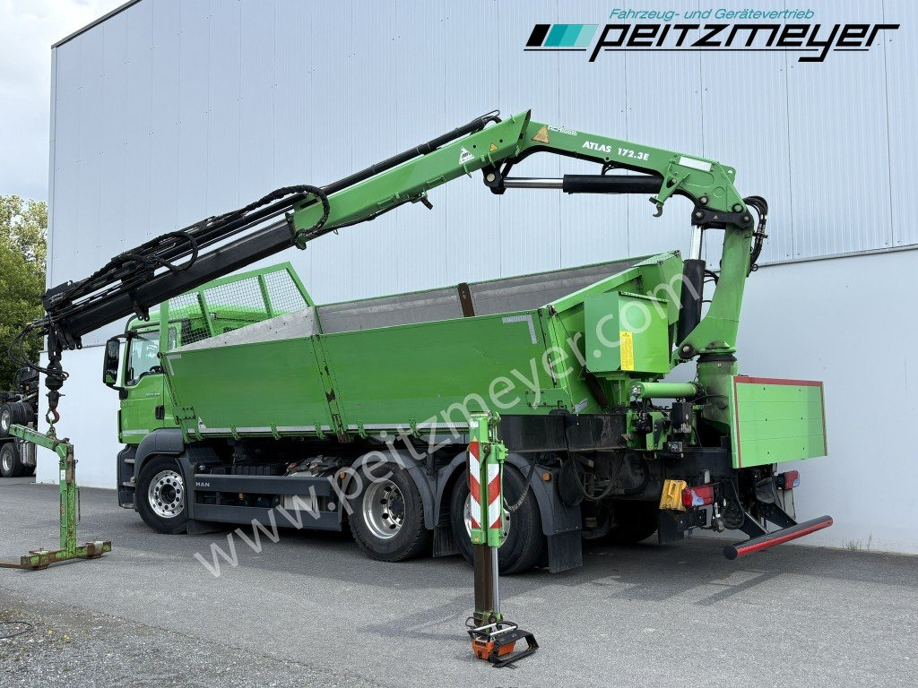 MAN TGS 26.460 FL 6x2 Kipper+Kran+Funk Lenkachse, 2-Seitenkipper, Atlas 172.3 - Autocarro ribaltabile, Camion con gru: foto 3 MAN TGS 26.460 FL 6x2 Kipper+Kran+Funk Lenkachse, 2-Seitenkipper, Atlas 172.3 - Autocarro ribaltabile, Camion con gru: foto 3