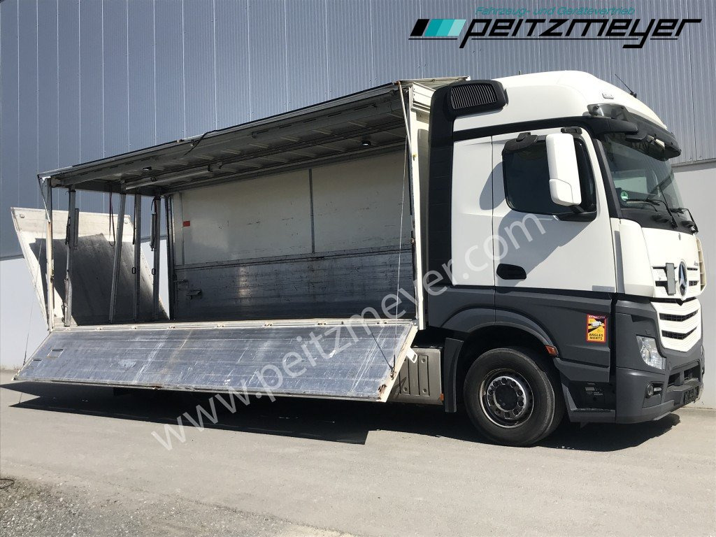 MERCEDES-BENZ Actros 2545 LL Böse Schwenkwand + 2,5 t. LBW BÄR - Autocarro trasporto di bevande: foto 2 MERCEDES-BENZ Actros 2545 LL Böse Schwenkwand + 2,5 t. LBW BÄR - Autocarro trasporto di bevande: foto 2