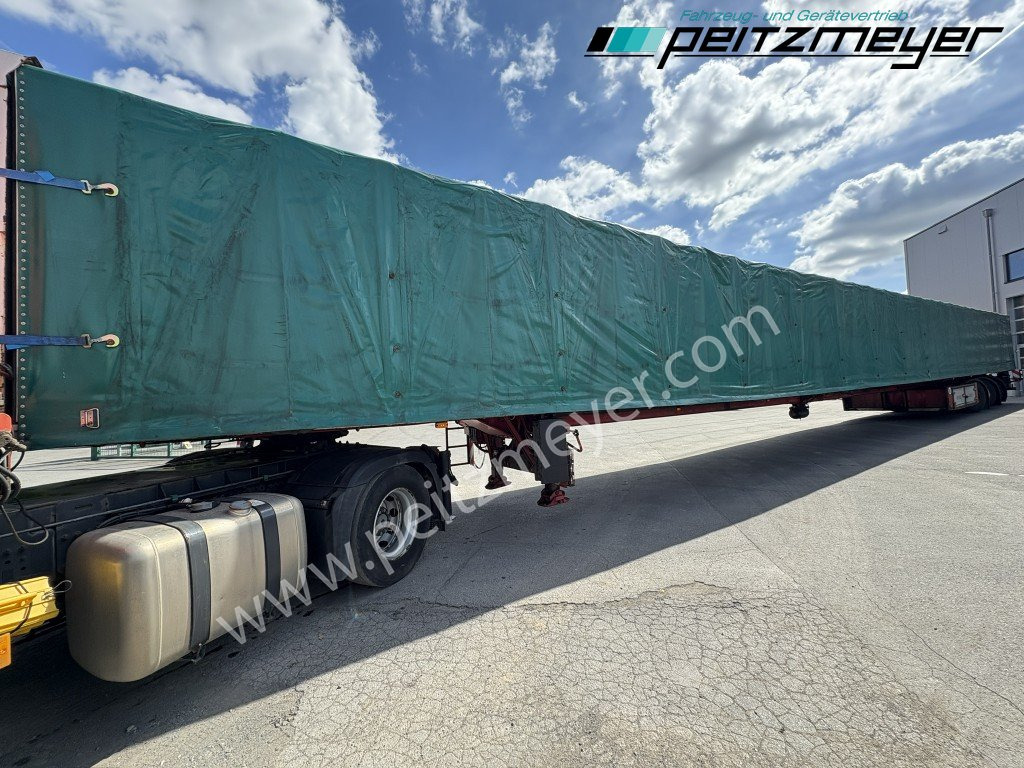 NOOTEBOOM ( NL ) Pritschenauflieger ausziehbar OVB-48-03V hydr. gelenkt Fernsteuerung, 26,35 m unter Plane - Semirimorchio centinato: foto 3 NOOTEBOOM ( NL ) Pritschenauflieger ausziehbar OVB-48-03V hydr. gelenkt Fernsteuerung, 26,35 m unter Plane - Semirimorchio centinato: foto 3