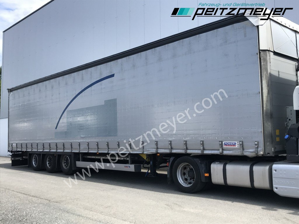 SCHMITZ 3 Achs Pritschenauflieger SCS 24/L-13.62 Mega, Power-Curtain Jumbo, Edscha, RSAB, - Semirimorchio centinato: foto 3 SCHMITZ 3 Achs Pritschenauflieger SCS 24/L-13.62 Mega, Power-Curtain Jumbo, Edscha, RSAB, - Semirimorchio centinato: foto 3