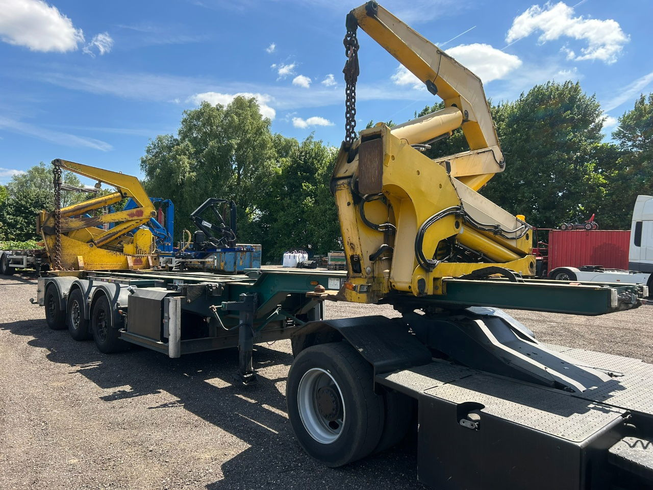 Hammar 195 HC / 20 ft, 2 x 20 ft 40 ft HC, power pack Diesel, Wireless controlle - Semirimorchio portacontainer/ Caisse interchangeable: foto 2 Hammar 195 HC / 20 ft, 2 x 20 ft 40 ft HC, power pack Diesel, Wireless controlle - Semirimorchio portacontainer/ Caisse interchangeable: foto 2