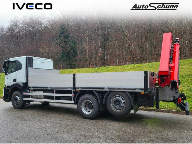 IVECO X-Way AT280X46Y/PS ON++LED+KRAN + KIPPMULDE... - Camion con gru, Autocarro con pianale/ Cassone fisso: foto 1 IVECO X-Way AT280X46Y/PS ON++LED+KRAN + KIPPMULDE... - Camion con gru, Autocarro con pianale/ Cassone fisso: foto 1